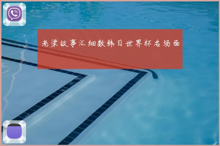 老梁故事汇细数韩日世界杯名场面